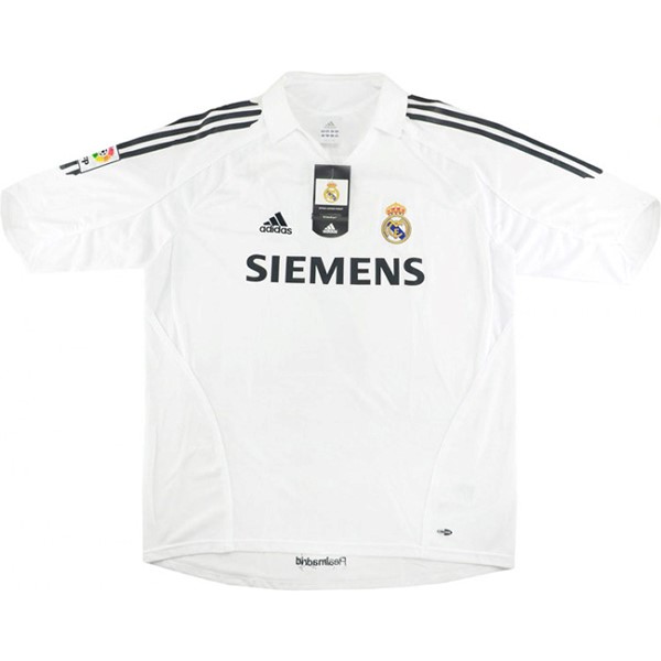 Camiseta Real Madrid Primera equipo Retro 2005-06 Blanco